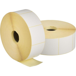 Купить Термоэтикетки 58х60 мм ЭКО С (втулка 40 мм, 400 этикеток в рулоне, 60 штук в коробке) с доставкой в Москве