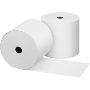 Чековая лента из термобумаги 80х80x12 термо К (длина 50 м, втулка 12 мм, 72 штуки в коробке)