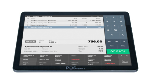 Компактный POS-терминал Poscenter Wise Lite (10,1