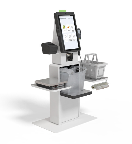 Купить POScenter SCO-K210 Mod_V2 (21.5”, J4125, 8Gb, SSD128Gb, 2D сканер, Светофор, З цвета, полка для ПИН-пад, полка для ККТ, стойка модульная для покупок) с доставкой в #WD_SEO_REGION_NAME_P# | Alster Group