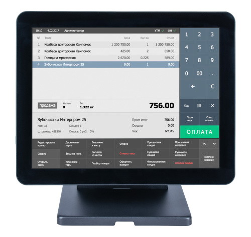 Сенсорный моноблок POSCenter Atlas