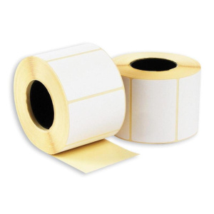 Купить Термоэтикетки 58х40 мм ЭКО (втулка 40 мм, 500 этикеток в рулоне, 60 штук в коробке) с доставкой в Москве