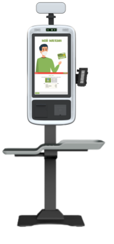 Купить Устройство самообслуживания Wintec Selfpos60V i5 стойка+полка с доставкой в #WD_SEO_REGION_NAME_P# | Alster Group