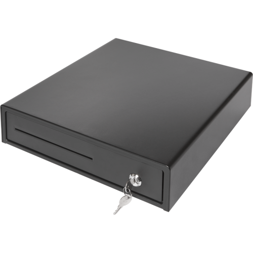 Денежный ящик PayTor HT-335P (335х368х80 мм, 4Б3М, Механический, функция PUSH, черный)