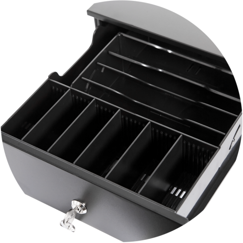 Денежный ящик PayTor HT-240B (245х320х90 мм, 4Б6М, Механический, черный)