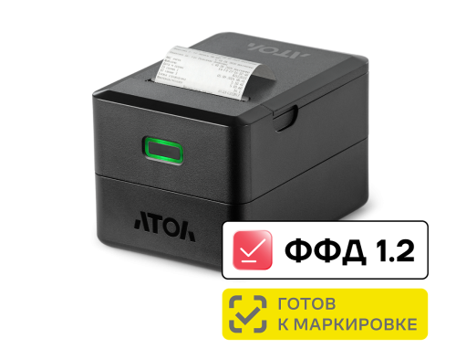 Купить ККТ АТОЛ 35Ф. Черный. Без ФН. USB. 5.0 с доставкой в Москве