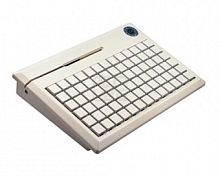 Программируемая клавиатура KB-78G programmable keyboard, MSR, Keylock, PS/2, цвет белый