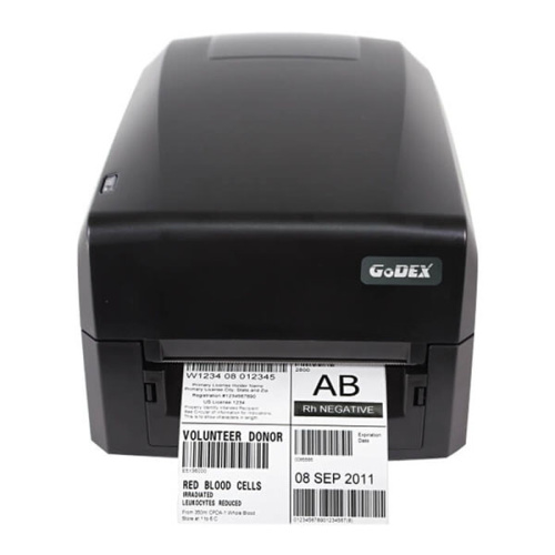 Принтер этикеток Godex GE330 U (термо/термотрансферный, 300 dpi, ширина печати 105.7 мм, скорость 102 мм/сек, 4 ips, USB) фото 2