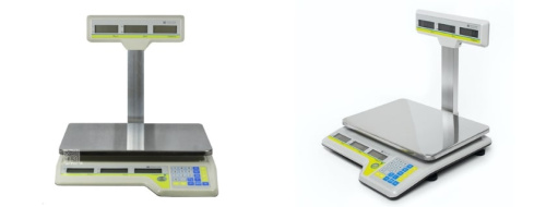 Весы  торговые Штрих-СЛИМ Т300  15-2.5 ДП6.3  РА (LCD, с аккум, со стойкой, POS RS232) фото 2