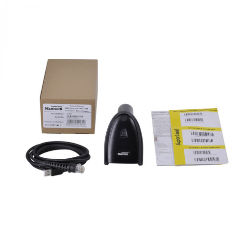 Проводной сканер штрих-кода MERTECH 2210 P2D SUPERLEAD черный фото 2