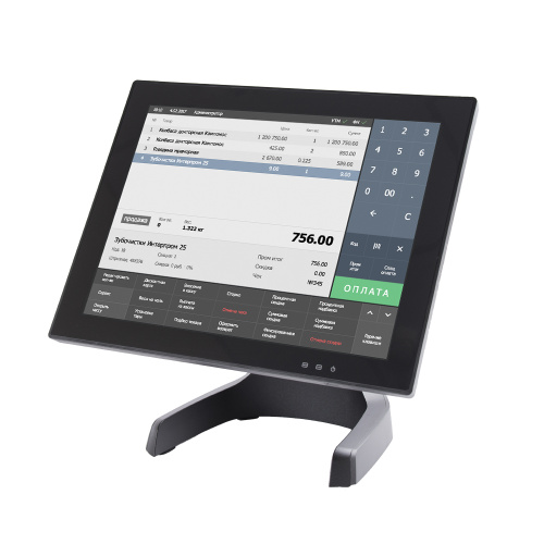 Сенсорный моноблок Poscenter POS400 (J6412, P-CAP, RAM 8Gb, SSD 256Gb, MSR) без ОС
